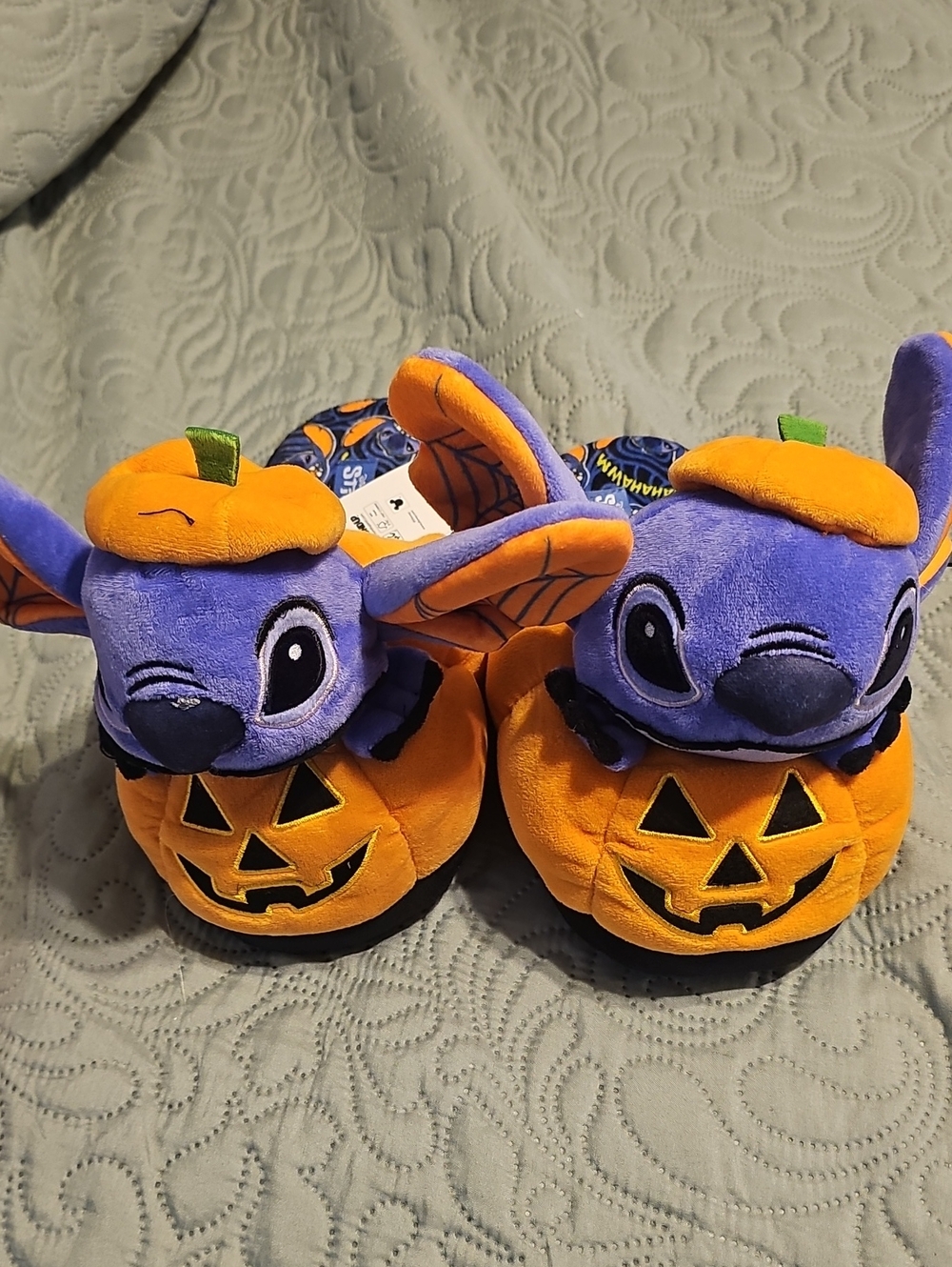 Disney's Stitch Halloween Slippers